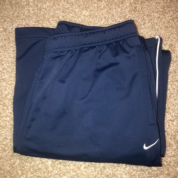 Mens Navy Nike Trackpants - Picture 4 of 4